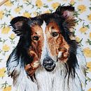 Lassie. Embroider, and Fine Arts project by Santo Cielo - 02.02.2024