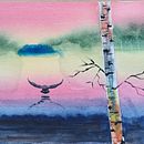 Mi proyecto del curso: Paisajes atmosféricos en acuarela. Artes plásticas, Pintura, e Pintura em aquarela projeto de Isabel López Fernández - 11.05.2024