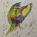 Terzo dipinto. Un progetto di Illustrazione tradizionale, Pittura ad acquerello, Disegno realistico e Illustrazione naturalistica di ericfotokkio - 13.05.2024