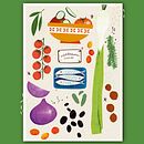 Mediterranean cusine. Projekt z dziedziny Ilustracja c, frowa, Trad, c, jna ilustracja i  Dekoracja wnętrz użytkownika Leticia Guitarte Catalán - 14.05.2024