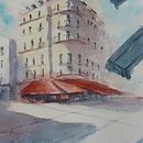 Il mio progetto del corso: Disegno architettonico con acquerello e inchiostro. Un projet de Dessin, Aquarelle et Illustration architecturale de Cristina - 14.05.2024