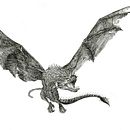 Dragon: Hungarian Horntail (Harry Potter). Un proyecto de Ilustración tradicional de elisenda_junyent - 22.10.2020