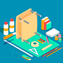 Bookbinding process: creating custom books . % Gabriella Resende tarafından hazırlanan Animas, on, Vektör İllüstras, onu, 2D Animas, on, Dijital İllüstras, Ve on projesi - 05.08.2024