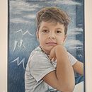 Il mio progetto del corso: Ritratto creativo in chiaroscuro con matita. Een project van Traditionele illustratie, Tekening met potlood,  Portrettekening,  Artistieke tekening y Tekenen met kleurpotloden van Angela Della Malva - 16.05.2024