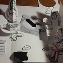 Mein Abschlussprojekt für den Kurs: Fortgeschrittene Techniken zur Schöpfung von Pop-up-Büchern. Een project van Craft, Redactioneel ontwerp, Papercraft,  Boekbinding y Creativiteit met kinderen van hellcat139 - 05.05.2024