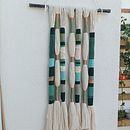 Mi proyecto del curso: Macramé: técnicas de tejido envuelto. Un projet de Artisanat, Décoration, Art textile, Macramé, Teinture textile , et Design textile de Ana Izquierdo - 17.05.2024