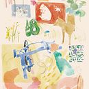My project for course: Visual Language with Analogue & Digital Illustration Techniques. Un progetto di Pittura, Collage, Bozzetti, Disegno e Illustrazione digitale di Cami Cai - 19.05.2024