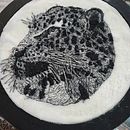 Mi proyecto del curso: Dibujo con hilo. Een project van Traditionele illustratie,  Tekening, Borduurwerk, Realistische tekening, Textiel y Textielontwerp van sara aranguren - 20.05.2024