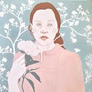 Mój projekt z kursu: Portrety malowane gwaszem z wzorami i teksturami. Een project van Schilderij, Digitale illustratie,  Portrettekening y Schilderen met gouache van Agnieszka Górka - 17.05.2024