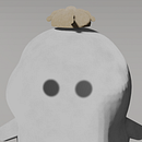 Fantasma Buu. 3D, Modelagem 3D e Ilustração digital projeto de Adriana Lopez - 09.06.2022