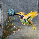 Mi proyecto del curso: Diseño de moda: pintura y bordado sobre prendas . Pictura, Design vestimentar, Broderie, DIY, Upcycling și Design textil de lianbeloz12 - 05.23.2024