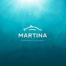 Martina -  Santuario de Delfines.  Logotipo. Un projet de Design , Br, ing et identité, Design graphique , et Création de logos de Andres Suarez - 25.05.2024