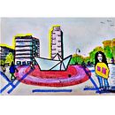 Mi proyecto del curso: Sketching urbano: dibuja tu ciudad en movimiento. Traditional illustration, Sketching, Drawing, Watercolor Painting, Architectural Illustration, and Sketchbook project by Matilde Chavez - 05.26.2024