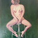 My project for course:  Realistic Figure Painting with Acrylic and Oil. Een project van  Beeldende kunst, Realistische tekening,  Acr, lschilderij,  Olieverfschilderij y Anatomisch tekenen van Louise Young - 26.05.2024