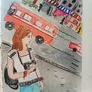 My project for course: Playful Illustration with Watercolor & Colored Pencils. Un projet de Illustration traditionnelle, Peinture, Aquarelle, Dessin de portrait, Dessin aux cra , et ons de couleur de nezbul - 26.05.2024
