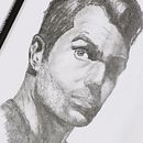 My project for course: Artistic Portrait Drawing: Capture Authentic Expressions. Un projet de Illustration traditionnelle, Beaux Arts, Esquisse , Dessin au cra, on, Dessin, Dessin de portrait, Dessin réaliste, Dessin artistique , et Dessin anatomique de anthonywaldron - 27.05.2024