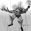 Mi proyecto del curso: Ilustración para cómics: anatomía de un superhéroe. Un progetto di Illustrazione tradizionale, Character design, Fumetto, Disegno a matita e Disegno anatomico di Ángel Ruíz Mosqueda - 20.05.2024