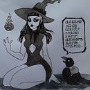 Mein Abschlussprojekt für den Kurs: Zeichentagebuch: Erfinde Fantasiefiguren. Un projet de Conception de personnages, Esquisse , Dessin au cra, on, Dessin , et Carnet de croquis de Anja Thiede - 27.05.2024