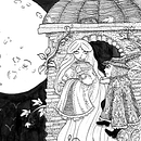 Mein Abschlussprojekt für den Kurs: Märchenillustration mit Feder und Tinte. Een project van  Tekening,  Artistieke tekening y  Illustratie met inkt van Kristina Pelz - 27.05.2024