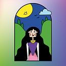 little princess. Een project van Vectorillustratie y Grafisch ontwerp van Veronika - 28.05.2024