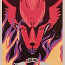 My project for course: Vectorial Illustration | Kurama Naruto's fanart. Un progetto di Illustrazione tradizionale, Illustrazione vettoriale, Design di poster  e Illustrazione digitale di Mariells Gutierrez - 27.04.2024