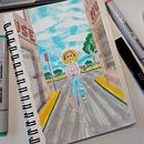 My project for course: The Art of Sketching: Transform Your Doodles into Art. Un projet de Illustration traditionnelle, Dessin au crayon, Dessin , et Carnet de croquis de Polina Proiaeva - 28.05.2024