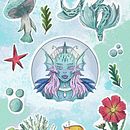 Fantasía Marina, ecos de la naturaleza terrestre x norero.ve. Character Design, Drawing, Digital Illustration, and Digital Drawing project by Fabián Ignacio Vera Ramírez - 05.31.2024