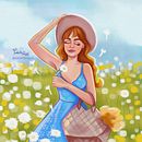 Mi proyecto del curso: Creación de personajes femeninos estilo cartoon con Procreate. Ilustração tradicional, Ilustração digital, e Desenho digital projeto de Isabella Ripoll - 23.05.2024