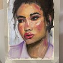 Il mio progetto del corso: Ritratti espressivi a olio: impara a dipingere "alla prima". Un proyecto de Bellas Artes, Pintura y Pintura al óleo de Giada Rafaschieri - 03.05.2024