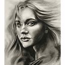 My project for course: Artistic Charcoal Portraiture: Creating Atmosphere. Projekt z dziedziny Trad, c, jna ilustracja,  Sztuki piękne,  R, sunek, Portret, R, sunek realist, czn,  R, sunek art, st i czn użytkownika carla_d_pendleton - 03.06.2024