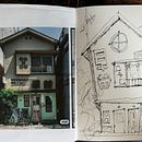 Il mio progetto del corso: Disegno architettonico espressivo con pennarelli colorati. Esboçado, Desenho, Ilustração arquitetônica, Sketchbook e Ilustração com tinta projeto de Luca Bersaglio - 02.06.2024