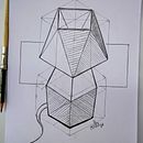 Meu projeto do curso: Técnicas de desenho técnico para representação tridimensional. Un progetto di Design industriale, Product design, Bozzetti, Disegno, Disegno realistico e Illustrazione con inchiostro di Murilo Fellintra - 27.10.2024