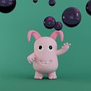 My project for course: Playful Creature Design in Cinema 4D. Un proyecto de 3D e Ilustración animada de jjean - 06.06.2024