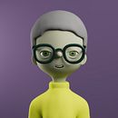 My project for course: 3D Self-Portrait Creation for Social Media in Cinema 4D. Un proyecto de 3D, Modelado 3D y Diseño de personajes 3D de jjean - 06.06.2024