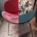 Restauración y Tapizado : Silla Ovalada Retro . % Jocelyn Barrios Trarupil tarafından hazırlanan Tasarım, Sanat ve El Sanatları, Güzel sanatlar, İç Tasarım, Pe, Ve zaj Mimarisi projesi - 04.03.2022