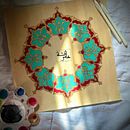 My project for course: Introduction to Islamic Art: Create Biomorphic Patterns . Painting, Pattern Design, Drawing, Watercolor Painting & Ink Illustration project by I-sha Aamir - 06.06.2024