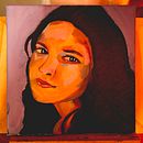 Il mio progetto del corso: Ritratto a olio: esplora luci e ombre. Een project van  Beeldende kunst, Schilderij y  Olieverfschilderij van cristinafrezza - 20.05.2024