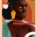 Meu projeto do curso: Retrato digital no Procreate com elementos gráficos. Digital Illustration, Portrait Drawing, and Figure Drawing project by Célio Campos - 06.05.2024
