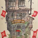 My project for course: Expressive Architectural Sketching with Colored Markers. Un progetto di Bozzetti, Disegno, Illustrazione architettonica, Sketchbook e Illustrazione con inchiostro di kamikami - 03.06.2024