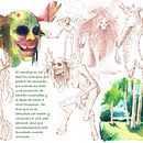 Wendigo . Character Design, Painting, Pencil Drawing, Drawing, Watercolor Painting, Traditional illustration, Sketchbook & Ink Illustration project by Viridiana Benitez Mendoza - 06.09.2024