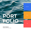 Mi proyecto del curso: Diseño de porfolios con Figma: promociónate como creativo. Un proyecto de Diseño, UX / UI, Consultoría creativa, Marketing, Diseño Web, Creatividad, Gestión del Portafolio y Motion Graphics de Eduardo Salguera - 09.06.2024