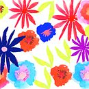 My project for course: Vibrant Floral Patterns with Watercolors. Un projet de Illustration traditionnelle, Création de motifs, Aquarelle et Illustration botanique de nezbul - 09.06.2024