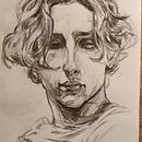 Mi proyecto del curso: Cuaderno de retratos a línea con grafito. Un projet de Beaux Arts, Esquisse , Dessin, Dessin de portrait , et Carnet de croquis de juanmahh - 10.06.2024