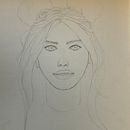 Mon projet du cours : Portrait illustré à l’aquarelle. Un proyecto de Ilustración tradicional, Bellas Artes, Pintura, Dibujo, Pintura a la acuarela, Dibujo de Retrato y Dibujo artístico de Catherine Tremblay - 11.06.2024