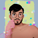 Mi proyecto del curso: Retratos digitales en Procreate con elementos gráficos. Ilustração digital, Desenho de retrato, e Desenho anatômico projeto de Juan Ortiz - 12.06.2024