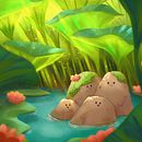 Family of rocks | My project for course: Atmospheric Scenes in Procreate: Paint with Color and Light . % Ula Marzec tarafından hazırlanan Dijital İllüstras, Ve on projesi - 06.12.2024