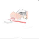 PFC (Proyecto en la intersección-Pabellón para la Biennale di Venezia). Een project van Architectuur, 3D y  Ontwerp van Daniel Fernández Naranjo - 13.06.2024