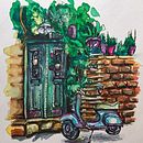 My project for course: Watercolor Urban Illustration: Portray your City. Een project van Schilderij,  Tekening, Aquarelschilderen y  Architecturale illustratie van kazolgatim - 12.06.2024