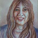 Mon projet du cours : Portrait artistique à l’aquarelle. Fine Arts, Painting, Watercolor Painting, and Portrait Drawing project by Michelle Guay - 06.14.2024