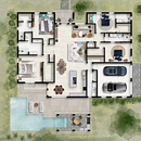 Mi proyecto del curso: Postproducción de planimetría arquitectónica en Photoshop. Un progetto di Architettura, Architettura digitale, Illustrazione architettonica e Pubblicità di Rodrigo Ramirez Vides - 16.06.2024